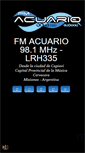 Mobile Screenshot of fmacuario981.com.ar